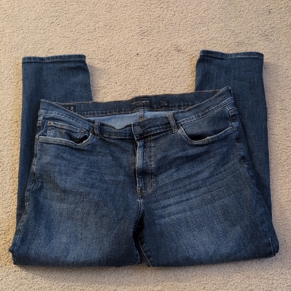 Lucky Brand 412 Athletic Slim Pants Size Mens 38 X 30